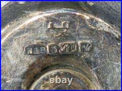 Antique Victorian Hand Painted Porcelain Biscuit Jar Robert & Belks Metal Mount