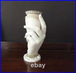 Antique Victorian Mrs Hadleys Hand Vase 19C