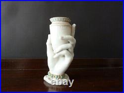 Antique Victorian Mrs Hadleys Hand Vase 19C