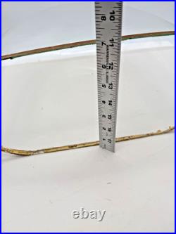 Antique Victorian Oval Hand Blown Glass Globe Dome Doll Clock