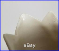 Antique Victorian Parian Ware Pottery Right Hand Spill Vase 8 TULIP