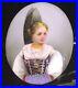 Antique Victorian Portrait Brooch Hand Painted Porcelain Cameo Brooch Pin