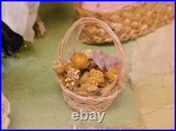 Antique Victorian Roombox Diorama Dolls Playing Croquet Hand Made Painted