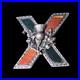 Antique Victorian Scottish St Andrews Cross Sterling Silver Bloodstone Brooch
