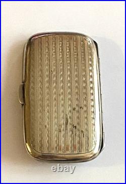 Antique Victorian Silver Gilded Hand Curved Memento Mori Skull Snake Pill Box