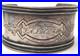 Antique Victorian Sterling Silver Cuff Bangle Bracelet Hand Engraved