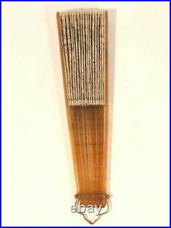 Antique Victorian Style Handmade Sequin Hand Fan