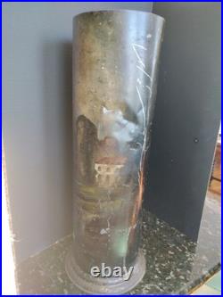 Antique Victorian Toleware Umbrella Cane Stand Hand Painted Ornate 25