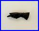 Antique Vulcanite Mourning Brooch in Hand Shape, Victorian Era