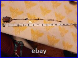 Authentic Lg Antique Victorian Necklace. Seed glass hand fabricated