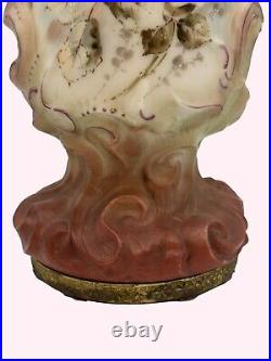 Beautiful 13 WAVECREST Art Nouveau Vase Hand Painted