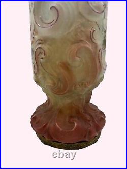 Beautiful 13 WAVECREST Art Nouveau Vase Hand Painted
