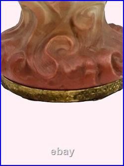 Beautiful 13 WAVECREST Art Nouveau Vase Hand Painted