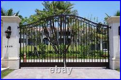 Beautiful Hand Made Victorian Style Estate Driveway Gates Fl15