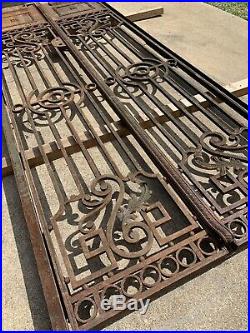 Blacksmith Wrought Iron Victorian Balcony, Railings, Balustrade, Gate Hand Made