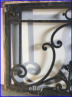 Blacksmith Wrought Iron Victorian Balcony, Railings, Balustrade, Gate Hand Made
