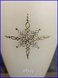 Cameo Vase, Antique French Napoleon White Opaline 13Tall, Rare