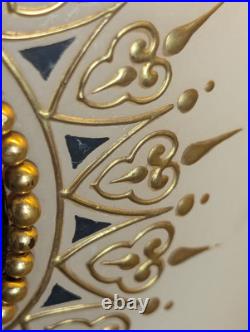 Cameo Vase, Antique French Napoleon White Opaline 13Tall, Rare