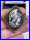 Cameo brooch Antique 19th god Hermes Victorian Style Hand Carved Very Rare G. Pl