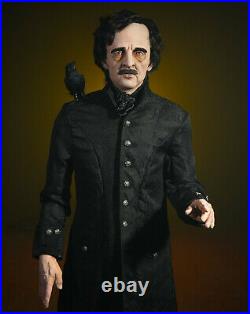 Edgar Allen Poe s Raven Life Size Statue Hand Crafted and Painted New