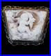 Exceptional Antique Victorian Hand Carved Shell Cameo Brooch