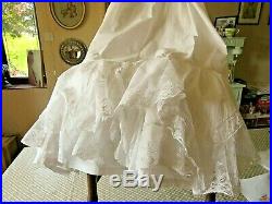 Exquisite Antique Petticoat/underskirt /victorian/edwardian -hand Finished