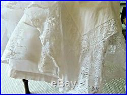 Exquisite Antique Petticoat/underskirt /victorian/edwardian -hand Finished