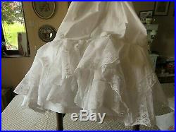 Exquisite Antique Petticoat/underskirt /victorian/edwardian -hand Finished