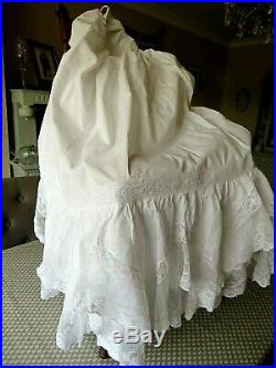 Exquisite Antique Petticoat/underskirt /victorian/edwardian -hand Finished