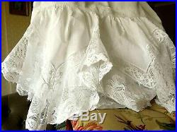 Exquisite Antique Petticoat/underskirt /victorian/edwardian -hand Finished