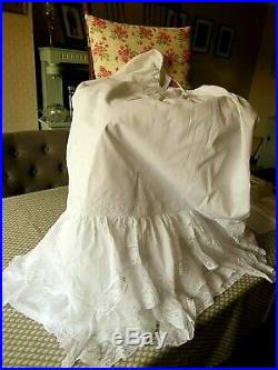 Exquisite Antique Petticoat/underskirt /victorian/edwardian -hand Finished