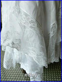 Exquisite Antique Petticoat/underskirt /victorian/edwardian -hand Finished