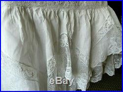 Exquisite Antique Petticoat/underskirt /victorian/edwardian -hand Finished