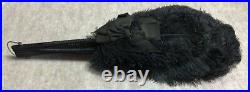 Fabulous Antique Victorian Ostrich Plume Hand Fan with Ebony Sticks