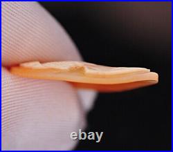 Fine Antique Hand Carved Italian Victorian Shell Cameo Lady Brooch or Pendant