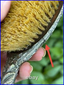 GORHAM Sterling Silver Antique Victorian Repousse Vanity hand Brush