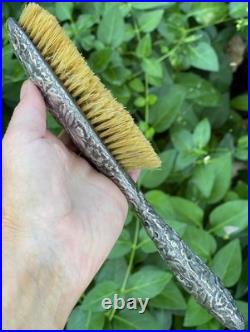 GORHAM Sterling Silver Antique Victorian Repousse Vanity hand Brush