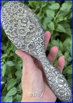 GORHAM Sterling Silver Antique Victorian Repousse Vanity hand Brush