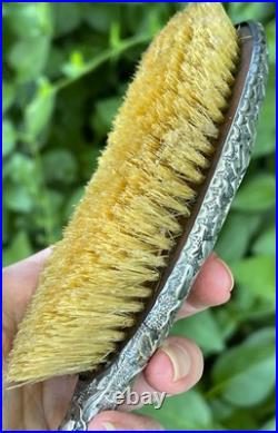 GORHAM Sterling Silver Antique Victorian Repousse Vanity hand Brush