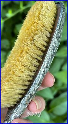 GORHAM Sterling Silver Antique Victorian Repousse Vanity hand Brush