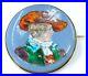 Genuine Antique Victorian 14K Gold Hand Painted Enamel Portrait Brooch