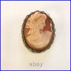Genuine Victorian Era Hand-Carved Shell Cameo 2, Read Authenticity Clues BELOW
