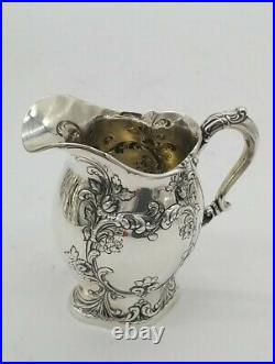 Gorham Sterling Silver Victorian Style Hand Chased Tea & Coffee Set A4121
