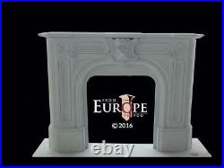 Hand Carved Marble Victorian Style Estate Fireplace Mantel Ra158