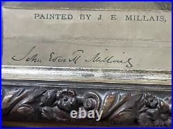 John Everett Millais Hand SIGNED Victorian Chromolithograph Little Miss Gamp