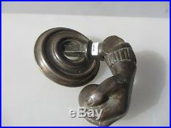 Large Victorian Brass Door Knocker Lady Hand Holding Ball Antique Chateau Manor