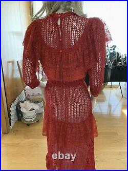 Lims Vintage Hand Crochet Maxi Dress, Made of Soft Vintage Cotton Thread