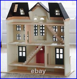 NEW IN BOX Hearth and Hand with Magnolia Kids Row Dollhouse Wooden 3-Story House
