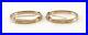 Pair Antique Victorian 14K Yellow Gold Hand Engraved Child Bangle Bracelets