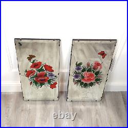 Pair Of Victorian Hand Painted Mirrors OA 1996